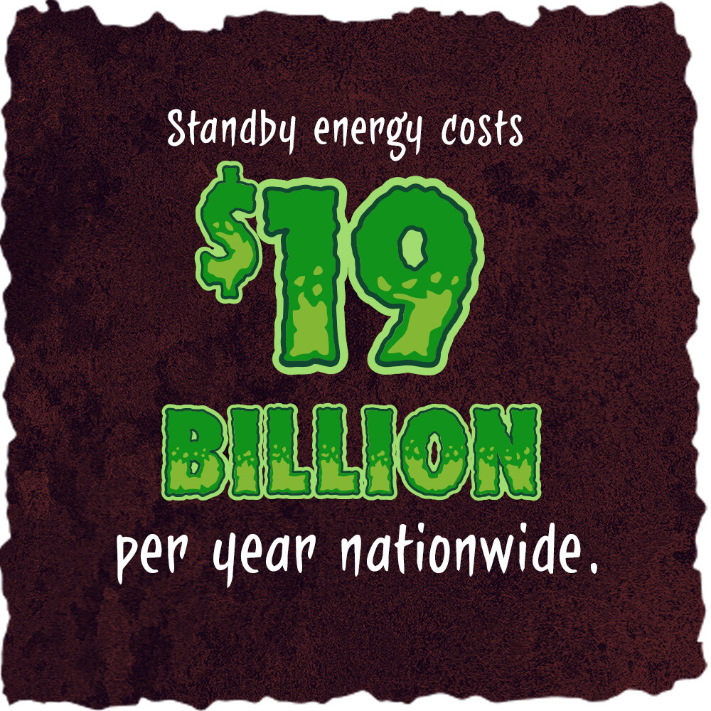 Standby energy costs $19 billion per year nationwide