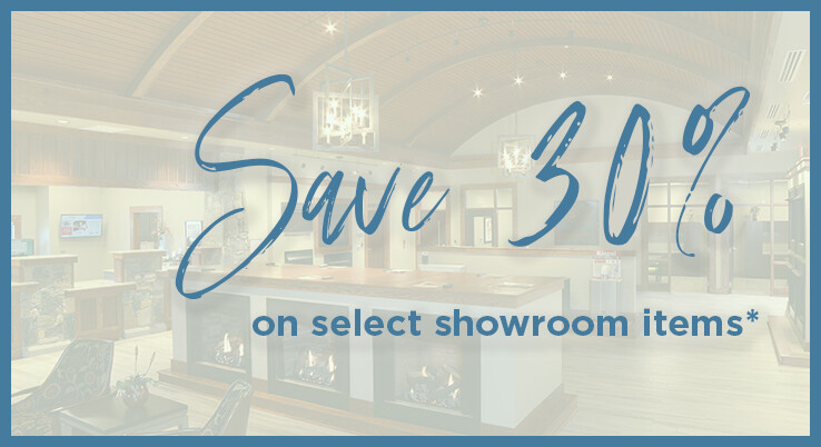 Save 30 Percent on Showroom Products