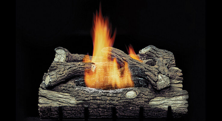 Beautiful Mountain Oak Gas Logs!