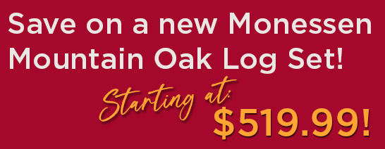 Save 30% On A New Monessen Mountain Oak Log Set!
