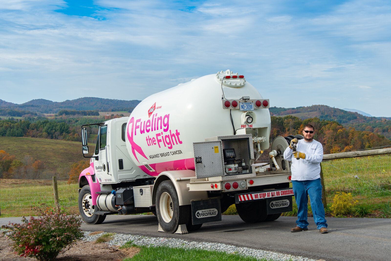 Blue Ridge Energy Propane and Fuels Donates over 2,200 to Alleghany
