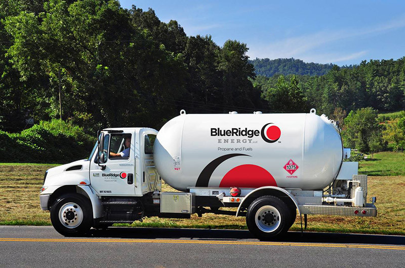 Blue Ridge Energy Propane and Fuels delivery truck